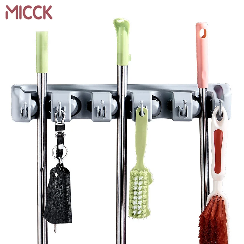 Складные крючки MICCK для ванной комнаты вешалка швабры метлы настенные вешалки