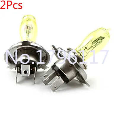 

2Pcs H4 9003 HB2 P43T 12V 3000K 100W / 90W Golden Yellow Auto Car HOD Xenon Halogen Bulbs Lamps Automobile Head Light Bulbs