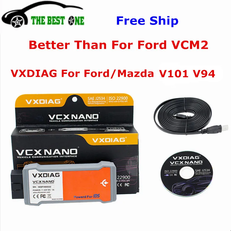 Prix pour 2017 Meilleur VXDIAG VCX NANO Pour Ford/Mazda 2 en 1 Même comme VCM2 VCM 2 VCMII IDS V94 V101 Outil De Diagnostic WIFI/USB Multi-Langues Prix pour 2017 Meilleur VXDIAG VCX NANO Pour Ford/Mazda 2 en 1 Même comme VCM2 VCM 2 VCMII IDS V94 V101 Outil De Diagnostic WIFI/USB Multi-Langues