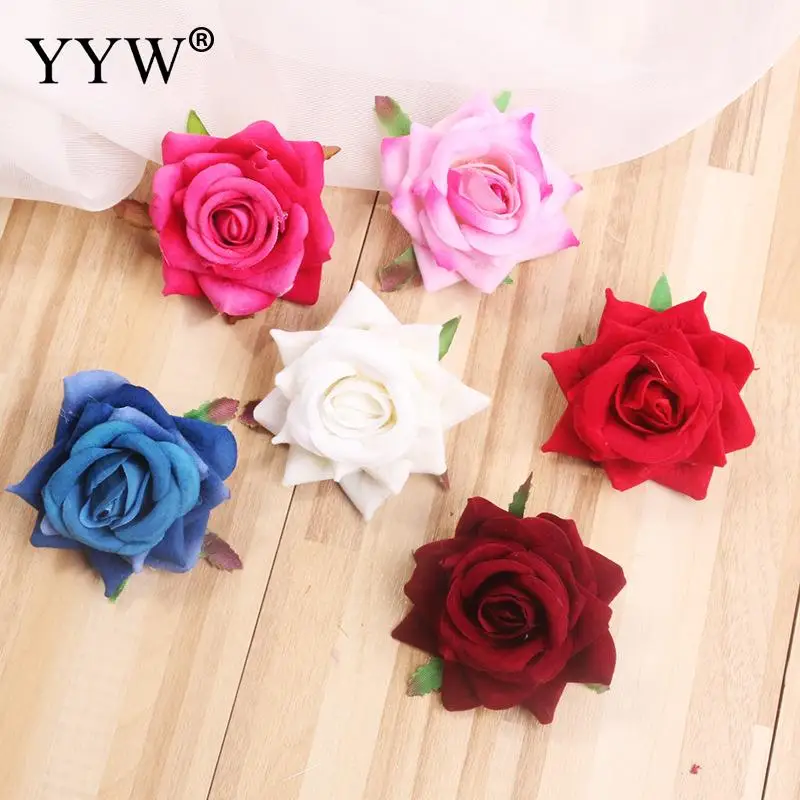 1pc New Colorful Roses Artificial Rose Flowers Bride Bouquet For Home Wedding Decoration Diy Flores Fake Flowers Party Supplies