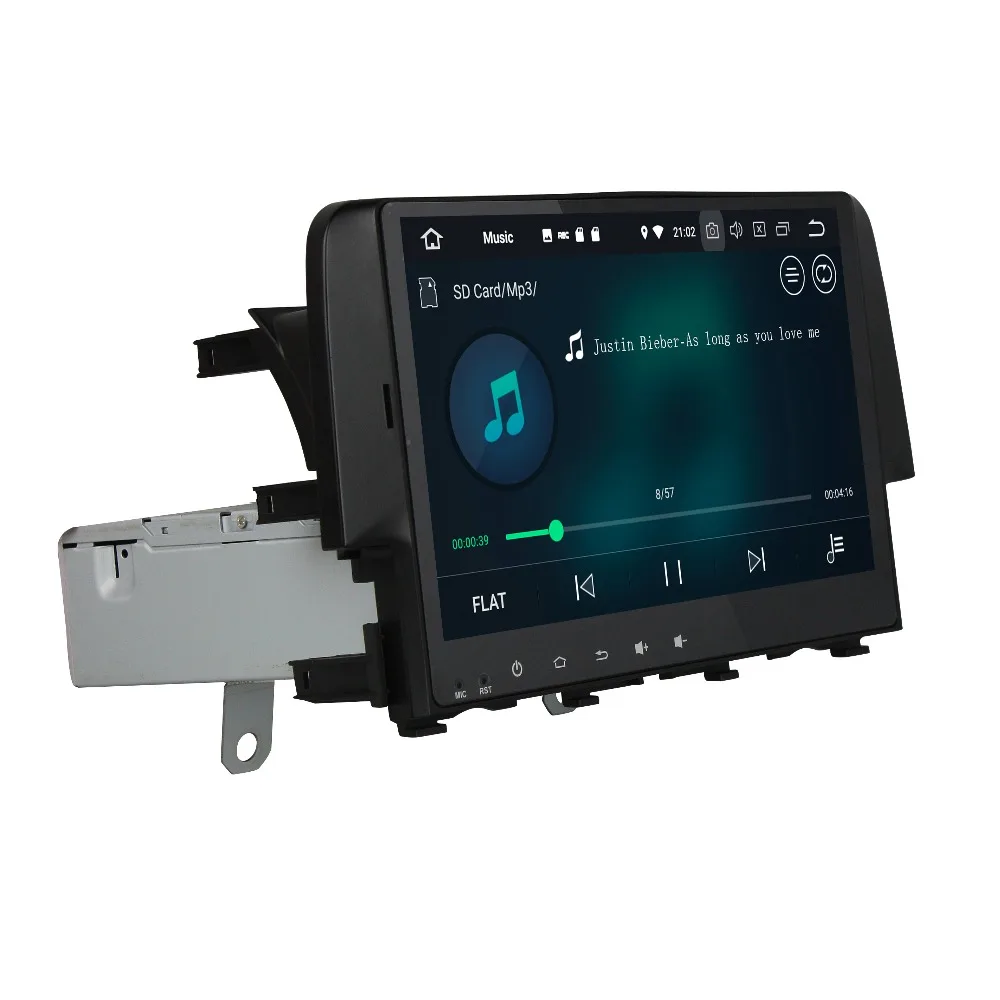 Sale OTOJETA Android 8.0 car DVD octa Core 4GB RAM 32GB rom IPS screen multimedia player for honda CIVIC 2016 head units dvr recorder 1