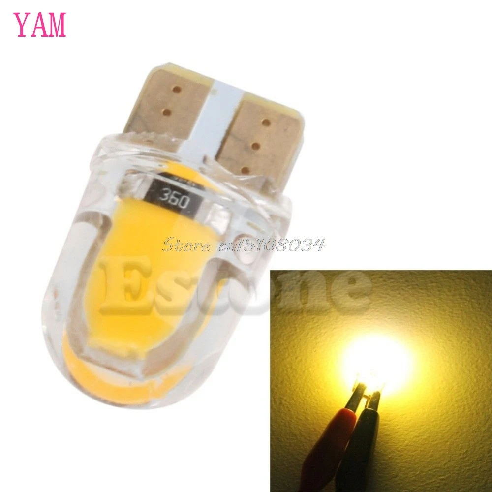 

T10 194 168 W5W 8 SMD LED Canbus Silica Bright License Light Bulb Warm white #K4U3X#