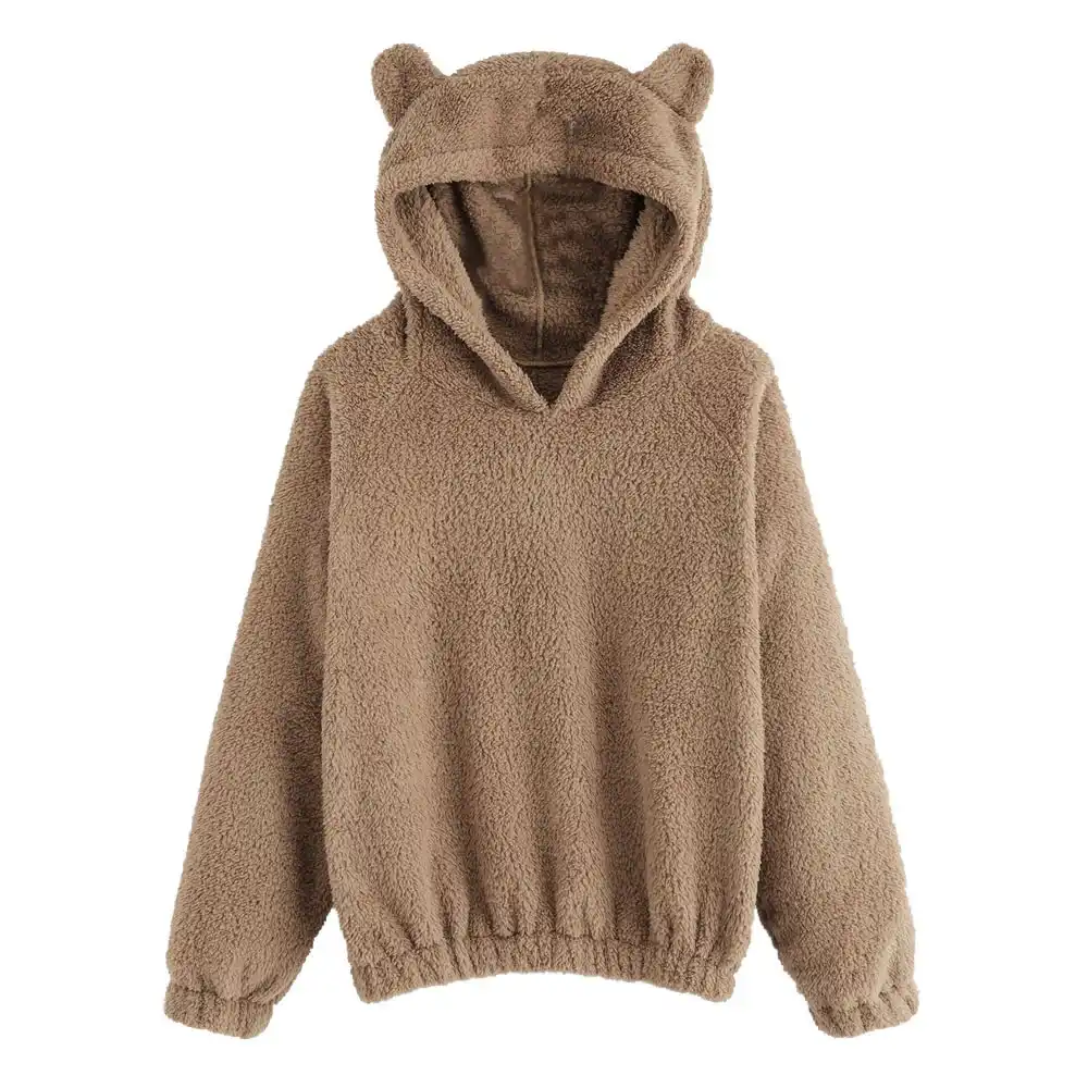 fluffy bear sweater