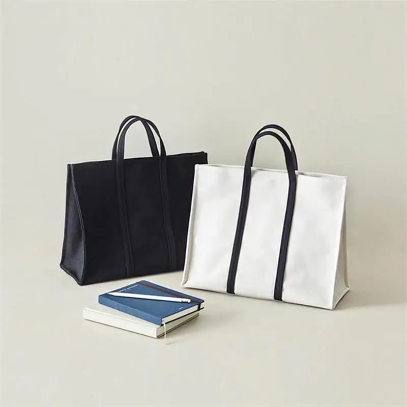 SWDF Women Handbags 2019 New Simple Female Canvas Reusable Shopping Bag Tote Bag Casual Clutch Bags For Women