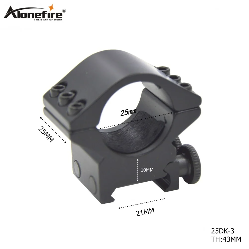

AloneFire 25DK-3 1"/ 25.4mm Rifle Scope Mount Barrel 20mm Scope Weaver Picatinny Rail Mount