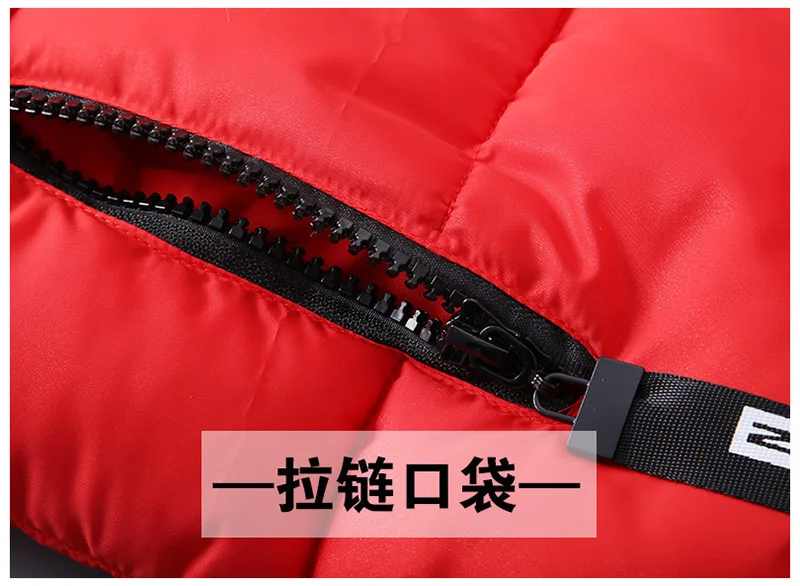 2018 Faux Fur Hood Jacket for Girls Children Snow Wear Parka Thick Cotton-Padded Winter Jacket for Children Christma Winter Coat (3)