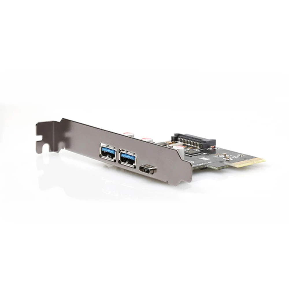 Maikou USB 3,1 type C PCIe Плата расширения PCI-e до 1 type C и 2 type A 3,0 USB адаптер для настольного ПК