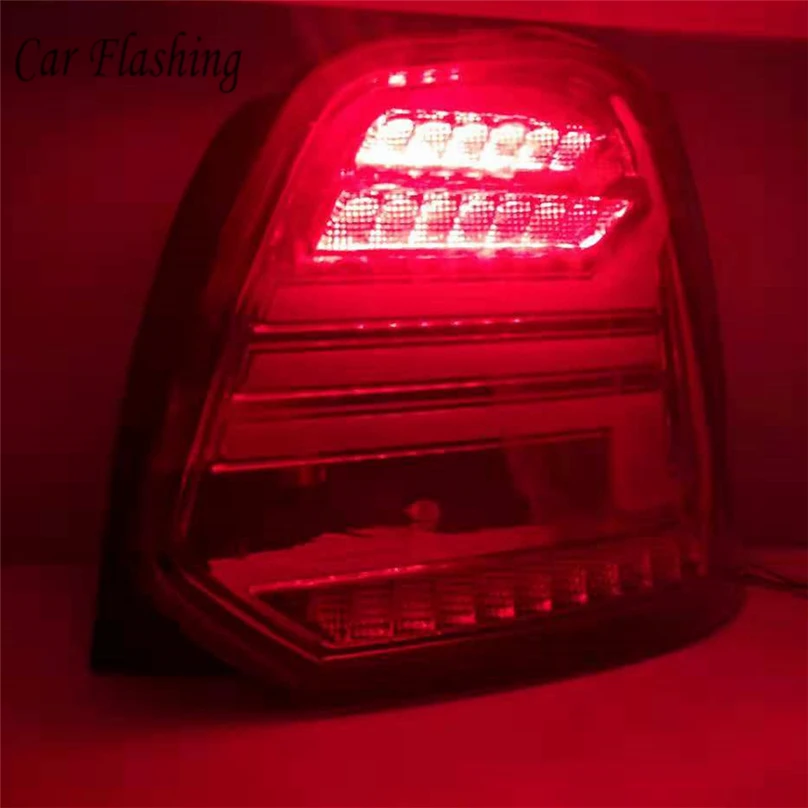 Автомобильный Стайлинг задние фонари для Фольксваген Поло 2011- задние фонари светодиодный задний фонарь задний багажная лампа крышка drl+ сигнал+ тормоз+ реверс