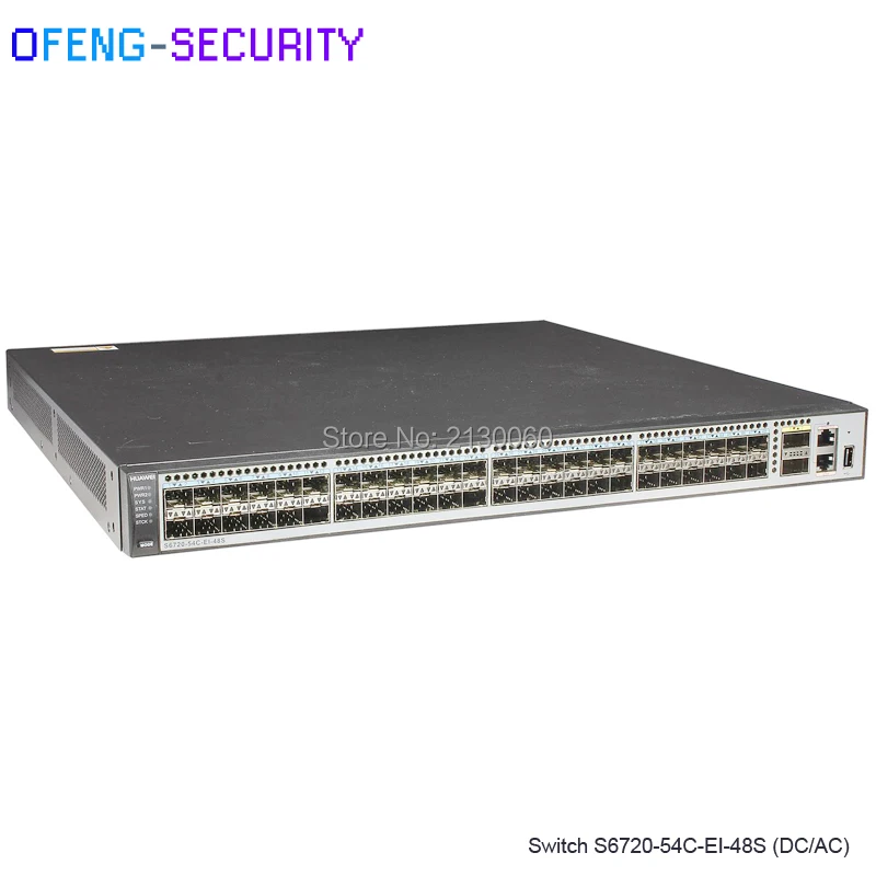 Huawei 48 Port Fiber Switch S6720 54C EI 48S AC/DC|Оптоволоконное оборудование| |