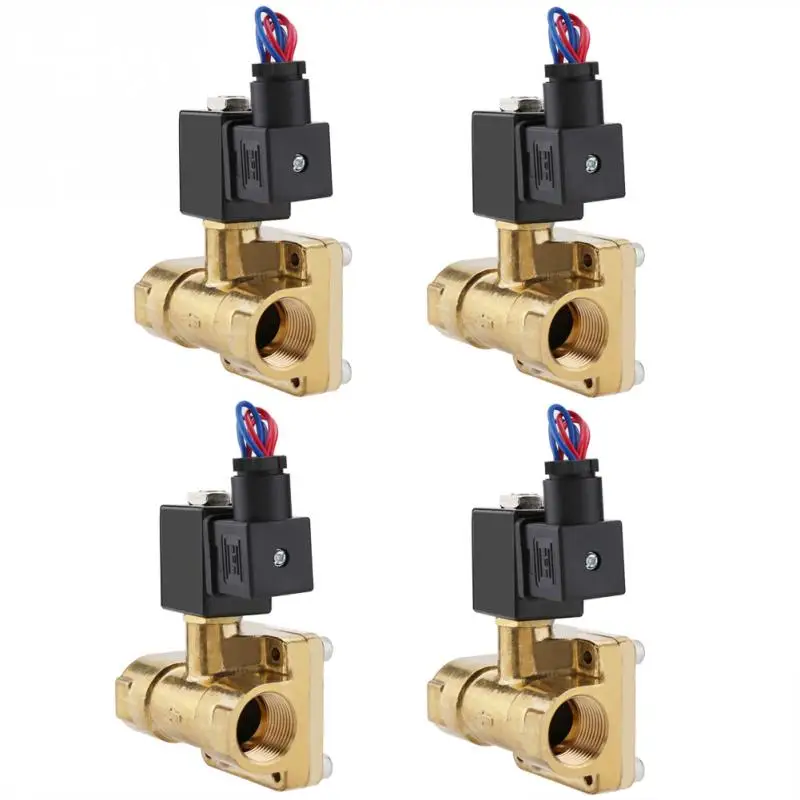 Электромагнитный клапан DC 12 V/24 V/AC110V/220 V G3/4 ''1.6MPA 2 Way N/C диафрагмой Электрический электромагнитный клапан N/C Клапан небольшой Соленоидный клапан