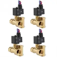 Электромагнитный клапан DC 12 V/24 V/AC110V/220 V G3/4 ''1.6MPA 2 Way N/C диафрагмой Электрический электромагнитный клапан N/C Клапан небольшой Соленоидный клапан