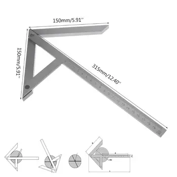 

8" Center Gauge Round Bar Marking Finder Centering Square Gaging Tool 200*150mm