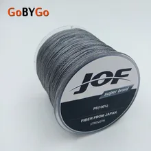 GoByGo 4 нити м бренд 500 ПЭ Материал Multifilament PE плетеная леска супер сильный 10/20/30/40/60/80/100LB