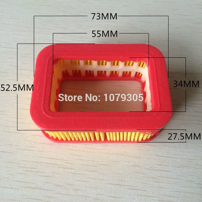 5200 5800 52/58CC Chainsaw paper air filter set