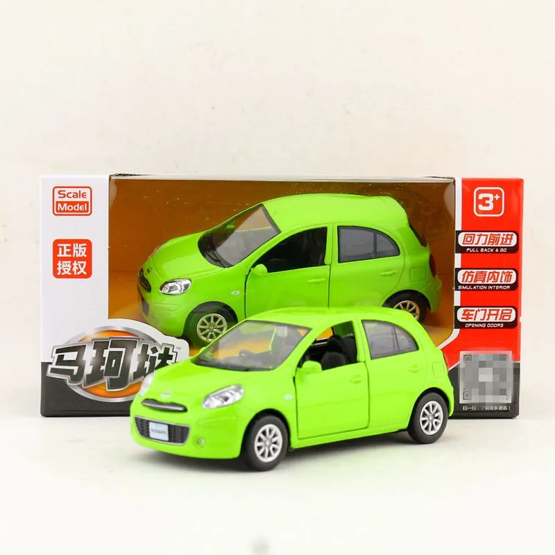 1 шт. 1:28 12 см deliacy RMZ City Nissan Micra Автомобильная игрушка/машинка Весы Модель автомобиля мальчик игрушка подарок