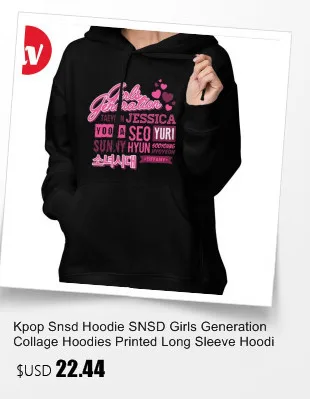 Kpop Snsd толстовка с капюшоном для девочек, толстовки с капюшоном с милым графическим принтом, женская уличная одежда больших размеров, пуловер с длинными рукавами, худи