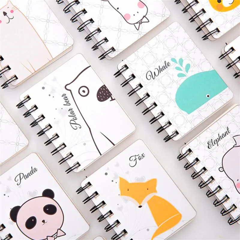 

Kawaii Cute Mini Panda Daily Weekly Planner Spiral Notebooks Notepads