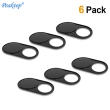 6 шт. универсальная веб-камера крышка затвора Магнитный слайдер Пластиковая крышка камеры для IPhone ПК ноутбуки мобильный телефон объектив стикер конфиденциальности