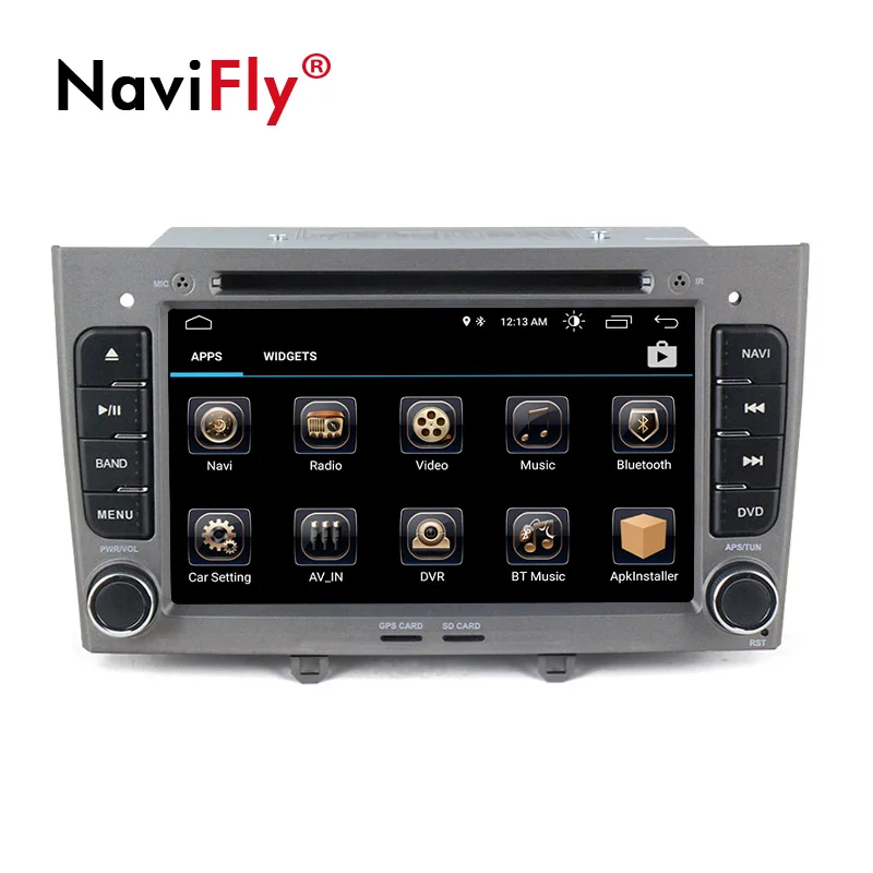 Clearance Android 8.0 Car GPS radio stereo for Peugeot 408/Peugeot 308 car dvd player with steering wheel control canbus BT WIFI 1024*600 1