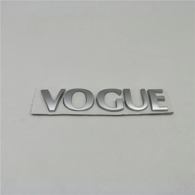 Для Range Rover Supercharged HSE SE TDV8 Vogue Эмблема багажника задний багажник логотип значок - Название цвета: Silver
