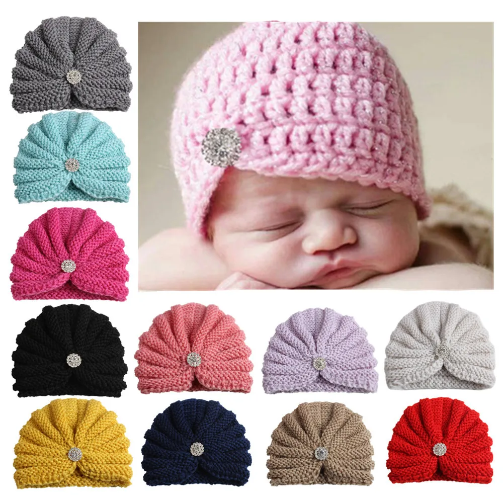 

glittery sweet Fashion Knitted Baby Hat Spring Crochet Newborn Photography Props For Girl Chlidren Caps Clothing Accessories