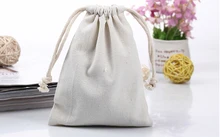 CBRL lienzo personalizado barato joyería del bolso de lazo, saco de la bolsa de tela de algodón bolso de la joyería al por mayor regalo de la joyería cosmética