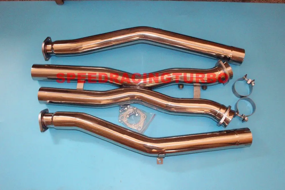

EXHAUST CROSS X-PIPE CATBACK FOR 97-04 CHEVY CORVETTE C5 LS1/LS6 STAINLESS STEEL