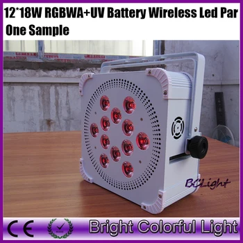 

New Uplighting Built in 2.4G Transceiver Rechargeable Wireless DMX Battery Powered Par Can 6in1 RGBWA+UV 12*18w