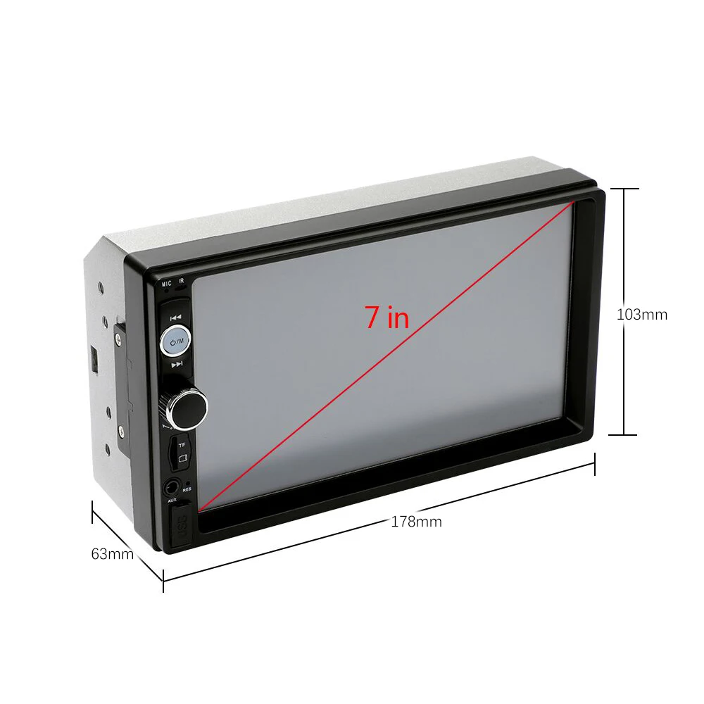 Podofo Auto Radio 2 din Car Multimedia Player 7\ Podofo Auto Radio 2 din Car Multimedia Player 7\