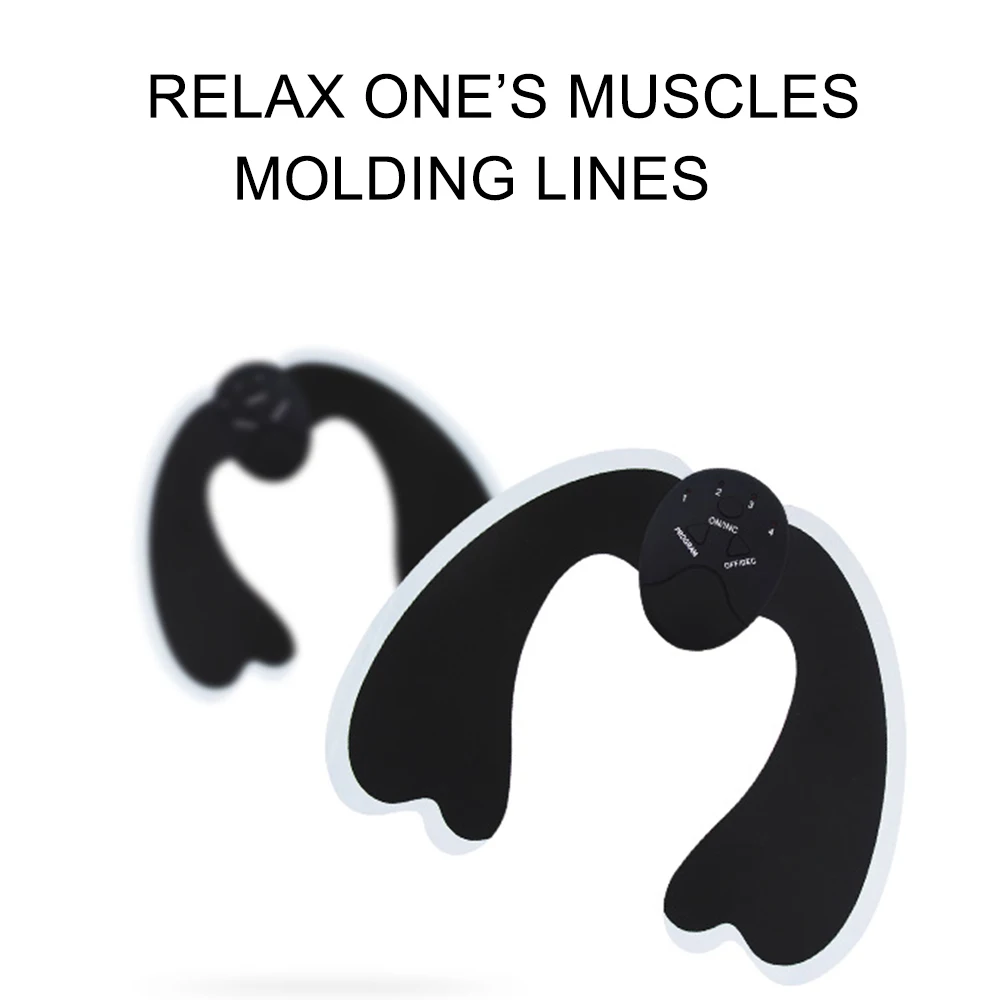 Pink EMS Hip Trainer Myostimulator ABS Muscle Stimulator Buttock Fitness Lifting Buttocks Toner Trainer Hip Slimming Massager