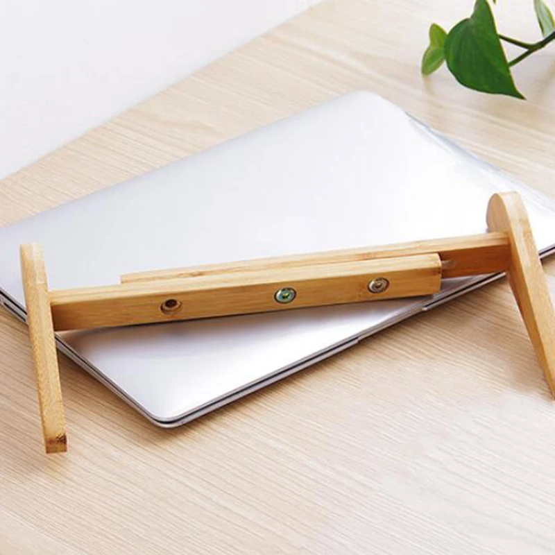 Простая деревянная подставка для ноутбука, Офисные аксессуары, регулируемый кронштейн, креативный Настольный коврик, увеличенная охлаждающая подставка