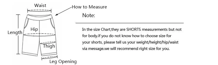 men shorts measurements 2