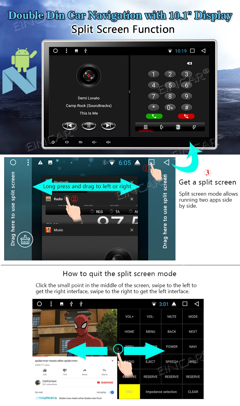 Clearance Touch Screen SWC Wifi With DVD CD Player Large 10.1 inch Screen Android 7.1 Nougat System Autoradio Bluetooth Car Video audio 1 Clearance Touch Screen SWC Wifi With DVD CD Player Large 10.1 inch Screen Android 7.1 Nougat System Autoradio Bluetooth Car Video audio 1