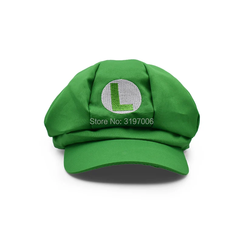 New  5 Colours Anime Super Mario Hat Cap Luigi Wario Waluigi Bros Cosplay Baseball Costume Cartoon Hats 