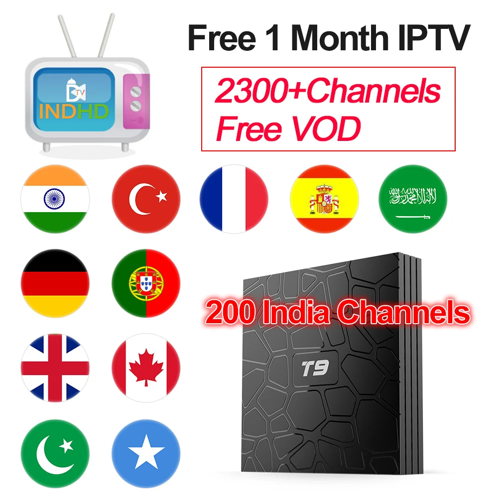 

IPTV Italia IPTV India Pakistan Free 1 Month IPTV Code T9 Android TV Box BT4.0 Portugal IP TV Arabic Turkey IP TV Canada IP TV