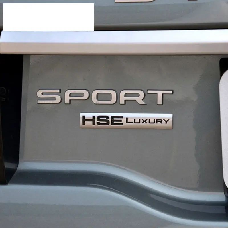 

1 PCS Chrome HSE LUXURY Emblem Car Badge Decal Sticker For Land Rover Discovery Sport Car Styling