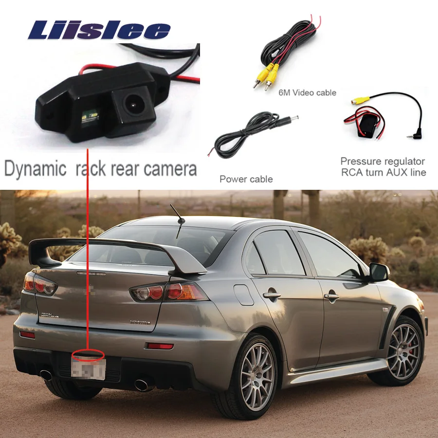 Liislee для Mitsubishi Lancer EX Evolution X камера заднего вида Парковка + широкоугольная высокое