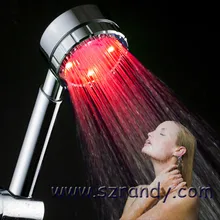 A Grade ABS Lluvia Cabeza de Ducha del LED Que Cambia de Color, Chuveiro ducha Quadrado