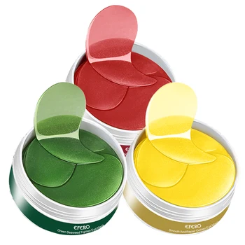 

60PCS EFERO Eye Mask Collagen Gold Mask Sleep Eye Patch Hydrogel Eye Gel Patches Dark Circles Moisturizing Sheet Masks Care