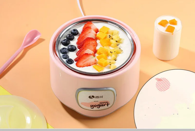 Домашняя Автоматическая умная машина для йогурта Натто 304 нержавеющая сталь