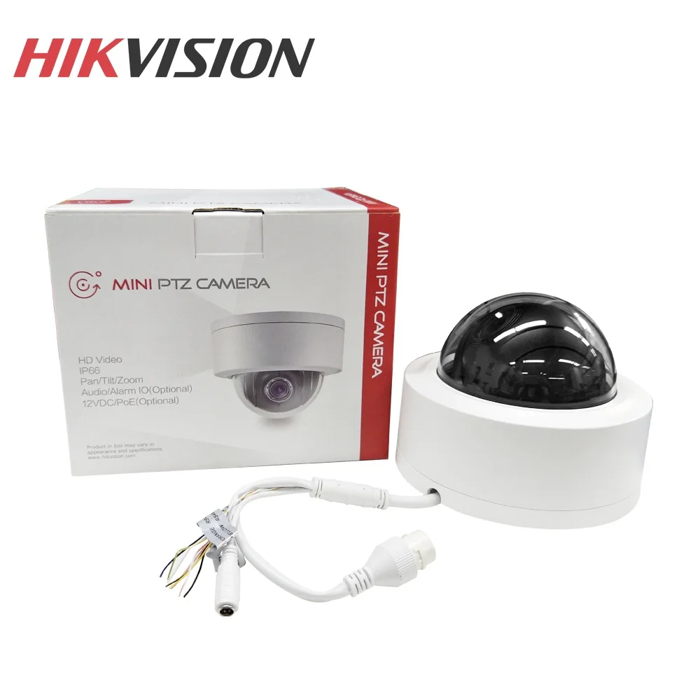 Hikvision оригинальная PTZ IP Сетевая камера DS-2DE3304W-DE 3MP 2,8~ 12 мм 4X оптический зум P2P сетевая Мини купольная камера безопасности