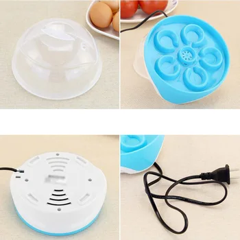 

Rapid Egg Cooker Steamer Electric Egg Poacher Boiler 6 Egg Capacity Removable Tray 899