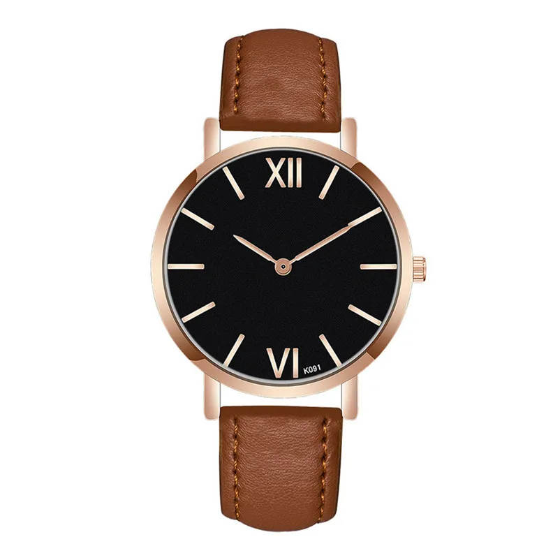 New Brand Mens Watches Top Brand Luxury Leather band Analog Quartz Wrist Watch Business Watch clock relogio masculino A14 (5)