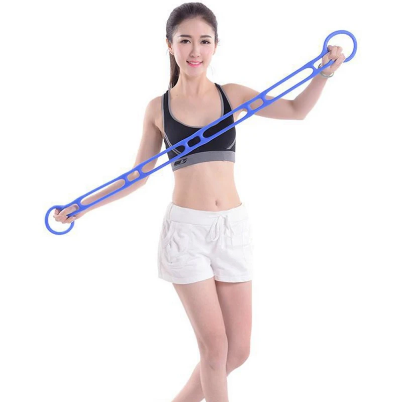 Гимнастические эластичные ленты грудь канат-эспандер Фитнес для мышц расширение резиновая трубка тренировка тяги экспандер для йоги