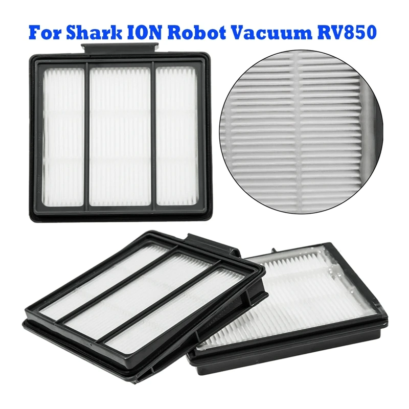 

Vacuum Cleaner Hepa Filter Kit Replacement For Shark ION Robot Vacuum RV850 With Wlan