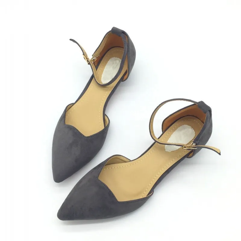 CEYANEAO/пикантные женские туфли-лодочки на низком каблуке с пряжкой и ремешком; женские туфли D'Orsay из флока с острым носком на каблуке; женские тонкие туфли синего цвета