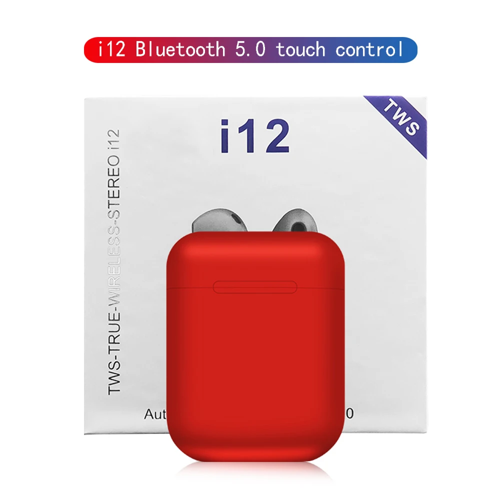 

i12 TWS Bluetooth Earbuds Wireless Headphones Headset Mini 5.0 Stereo Wireless Earbuds For phone Wireless headset bluetooth