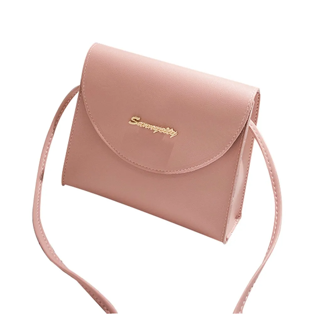 Fashion Female Solid Covered Cross body Bag Coin Purse Mobile Phone