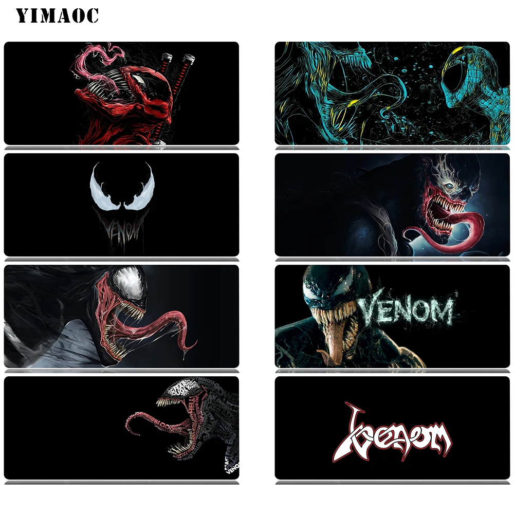 

YIMAOC Marvel Venom Movie Mouse Pad 30x80 cm Computer Mousepad Anti-slip Natural Rubber Gaming Mouse Mat