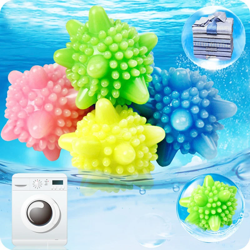 Convenient Starfish Clear Laundry Balls Fabric Washing Balls Clothes